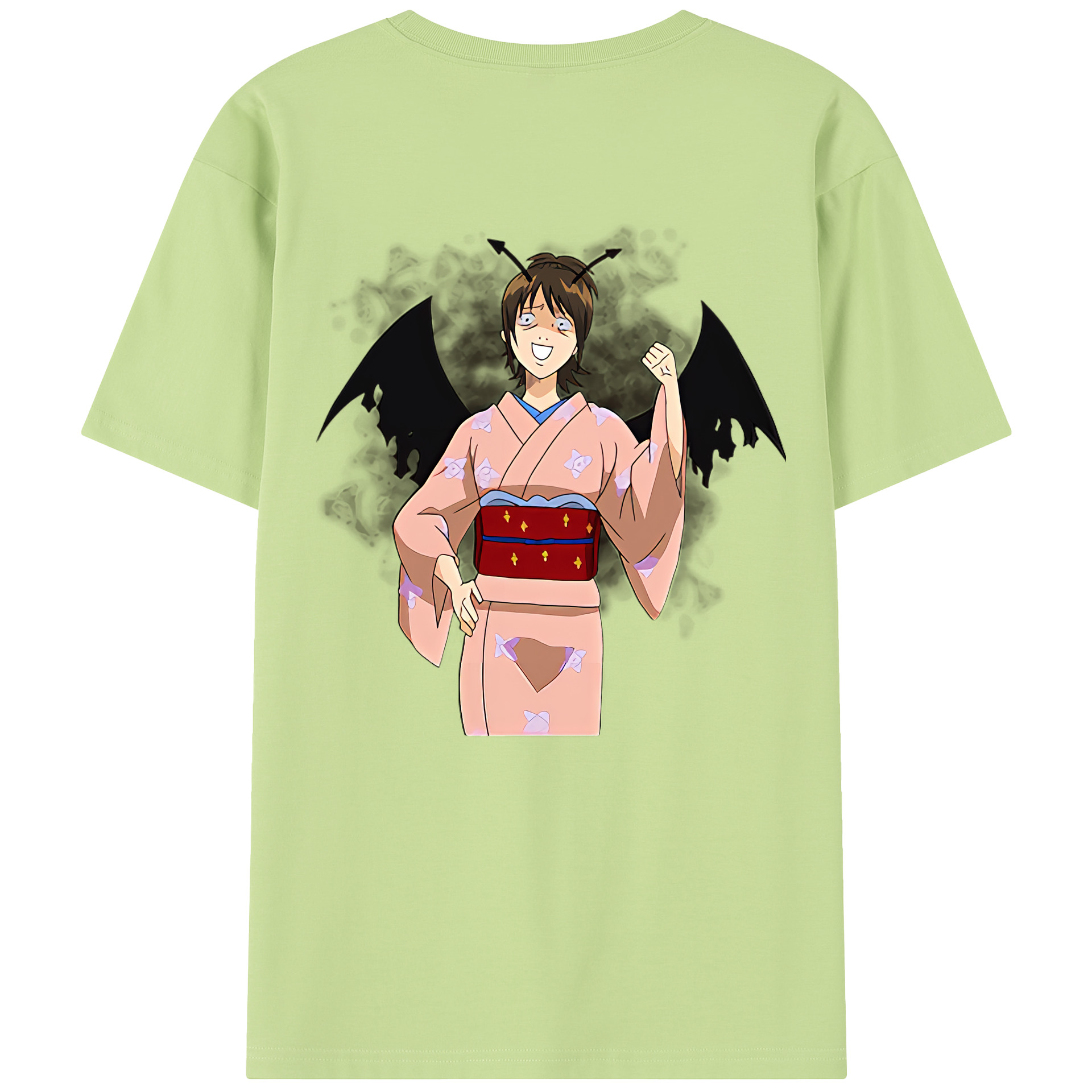（画像用） ぎんたま 坂田銀時（さかたぎんとき） 神楽 志村新八（しむら しんぱち） GINTAMA Sakata Gintoki Kagura Shimura Shinpachi 綿100％半袖Tシャツ（背面プリント）